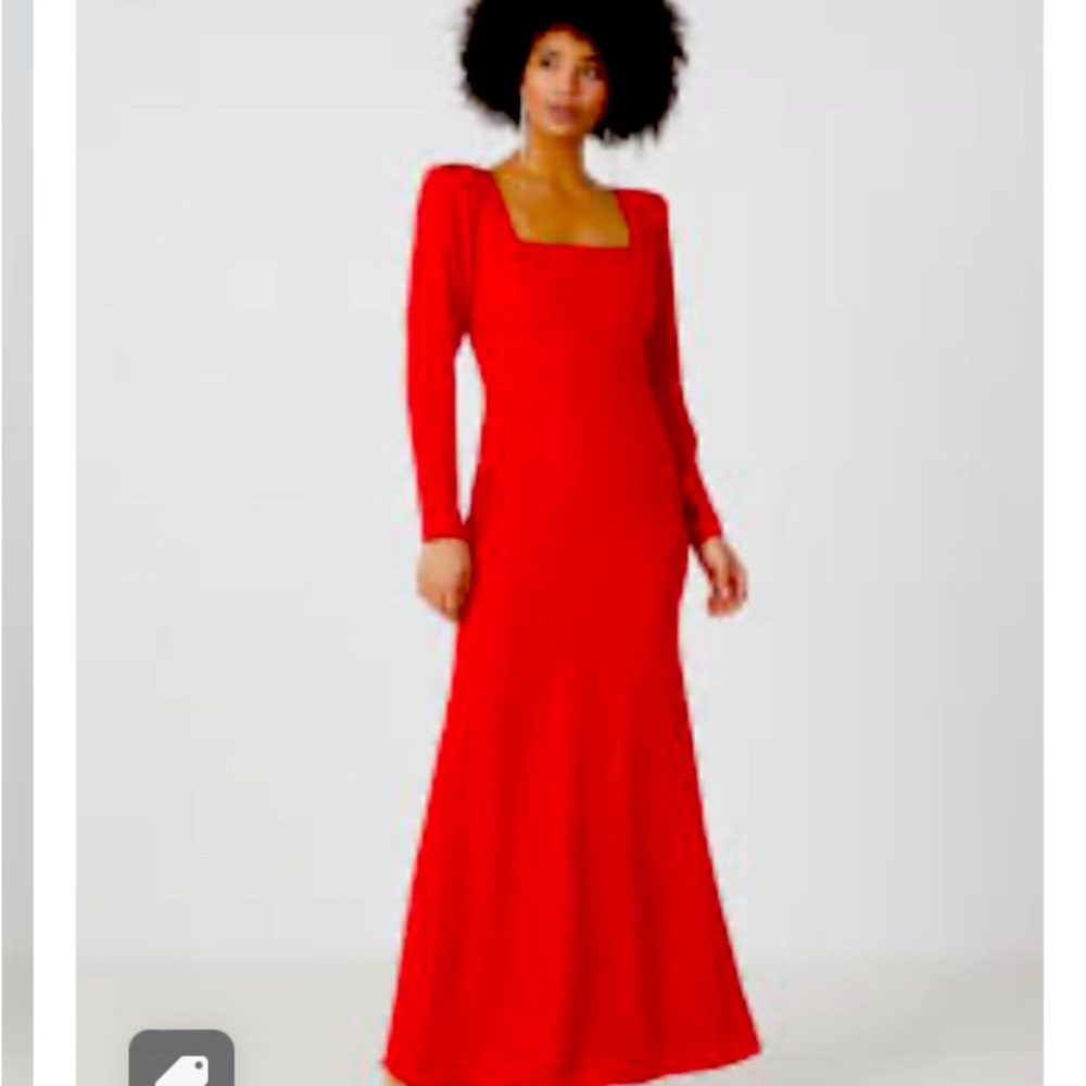 NWT red BCBGMaxAzria gown